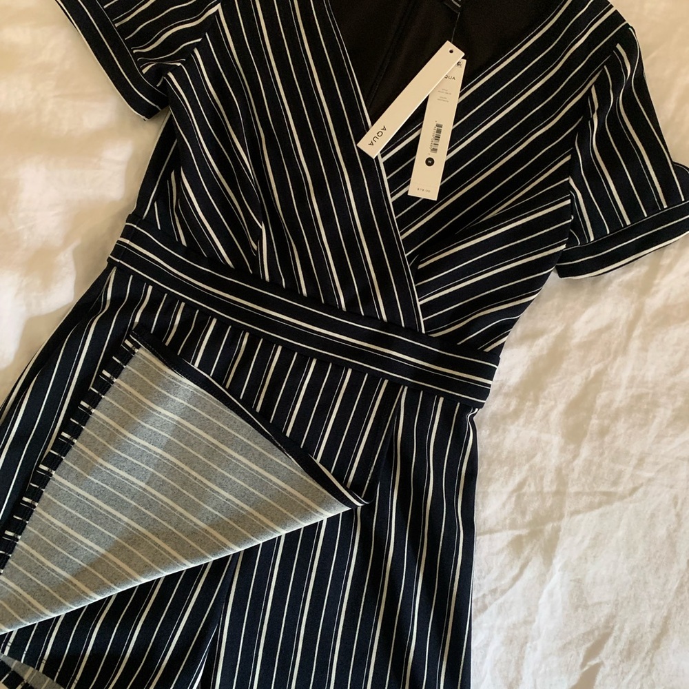 Striped romper from Aqua